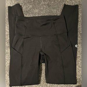 🍋LULULEMON BLACK LEGGINGS Size 2 EUC